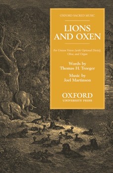Lions and oxenVocal score by Martinson Joel for Unison/2-Part