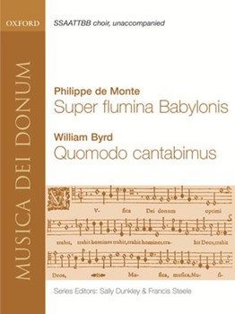 Super Flumina Babylonis and Quomodo CantabimusVocal score by de Monte Philippe for SATB
