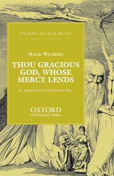 Thou Gracious God Whose Mercy Lends by Wilberg Mack for SATBb Sac