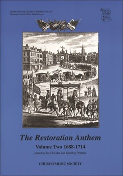 The Restoration Anthem Volume 2 1688-1714Vocal score by Various for SATB