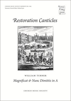 Restoration Canticles by Turner William for SATB
