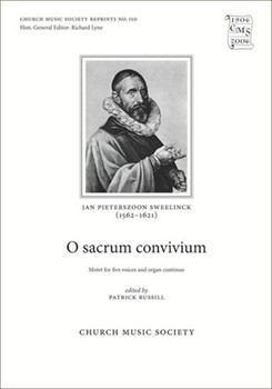 O sacrum conviviumVocal score by Sweelinck Jan P for SATB