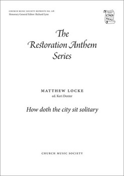 How doth the city sit solitaryVocal score by Locke Matthew for SATB