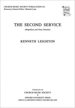 Magnificat and Nunc Dimittis from the Second ServiceVocal score by Leighton Kenneth for SATB