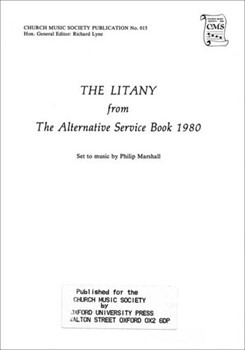 The LitanyVocal score by MARSHALL PHILIP for SATB