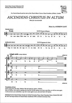 Ascendens Christus in altumVocal score by Gant Andrew for SATB
