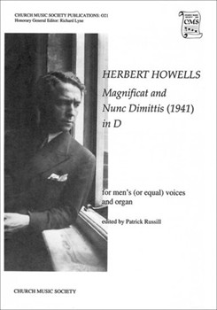 Magnificat and Nunc Dimittis in D (1941)Vocal score by Howells Herbert for Upper Voices - 3 Parts or more; Men's Voices