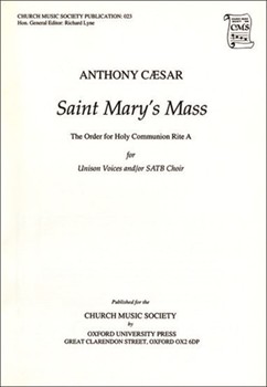 St Mary's MassVocal score by Caesar Anthony for SATB; Unison