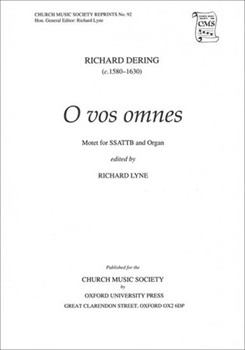 O vos omnesVocal score by Dering Richard for SATB