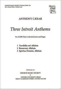 Three Introit AnthemsVocal score by Caesar Anthony for SATB