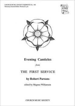 Evening Canticles from the First ServiceVocal score by Parsons Robert for SATB