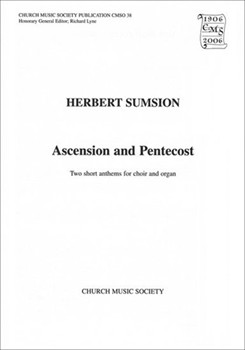 Two Short Anthems for Ascension and PentecostVocal score by Sumsion Herbert for SATB