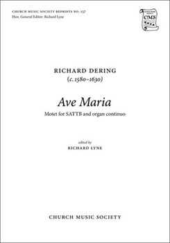 Ave MariaVocal score by Dering Richard for SATB