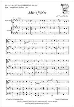 Adeste fidelesVocal score by NOVELLO VINCENT for SATB