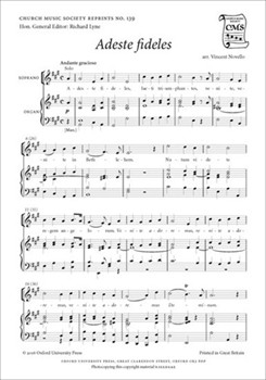 Adeste fidelesScore and parts by NOVELLO VINCENT for SATB