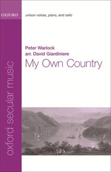 My Own Country by Warlock Peter - Giardiniere David - for Unison