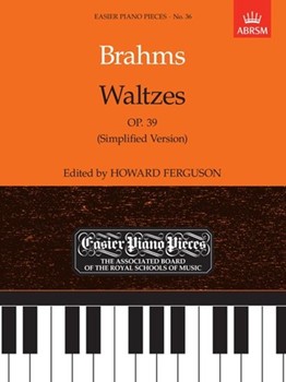 Waltzes,  Op. 39 (Simplified Version) Easier Piano Pieces 36