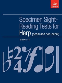 Specimen Sight-Reading Tests for Harp Grades 1-8 (pedal and non-pedal) by for Harp (Solo) (COLL)