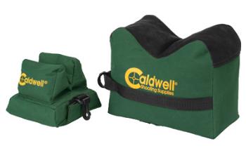 Caldwell 248-885 Deadshot Shooting Bag Front and Rear Combo Green Unfilled