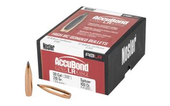 Nosler 58317 NOSLER BULLETS 30 CAL .308 210GR ACCUBOND LR 100CT