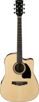 PF15ECENT Ibanez PF15 Acoustic Electric - Natural, Dreadnought Body