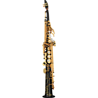 Yamaha YSS-82ZR Custom Z Soprano Saxophone with Curved Neck, Black