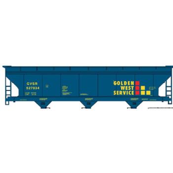 Accurail ACU20322 HO KIT Center Flow 3-Bay Covered Hopper, GWS