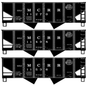 Accurail ACU25784 HO KIT USRA 55-Ton Twin Hoper, MC/NYC (3)