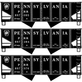 Accurail ACU25794 HO KIT USRA 55-Ton Twin Hoper, PRR (3)