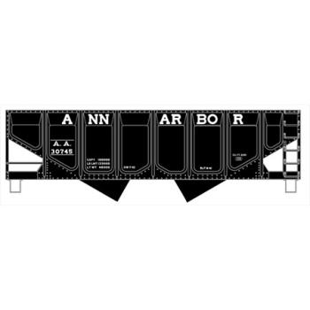 Accurail ACU28091 HO KIT 55-Ton Panel-Side Twin Hopper, AA