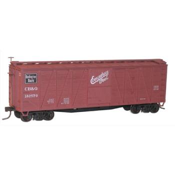 Accurail ACU41011 HO KIT 40' Single Sheath Wood Box, CB&Q