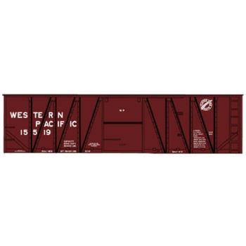 Accurail ACU4117 HO KIT 40' Wood Outside Braced Box, VGN