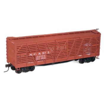 Accurail ACU4737 HO KIT 40' Wood Stock Car, NCSTL