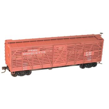 Accurail ACU4738 HO KIT 40' Wood Stock Car, PM