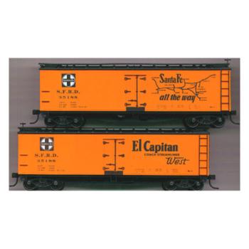 Accurail ACU48172 HO KIT 40' Wood Reefer, SF/El Capitan