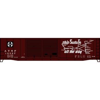 Accurail ACU5238 HO KIT 50' AAR Double Door Steel Box, SF