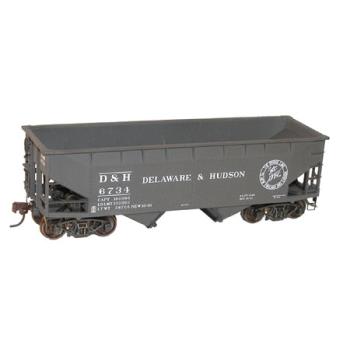 Accurail ACU7726 HO KIT Offset-side Twin Hopper, D&H