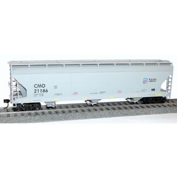 Accurail ACU8074 HO KIT ACF 3-Bay Hopper, UP (3)