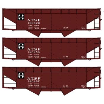 Accurail ACU8076 HO KIT 30-Ton Offset Twin Hoper, SF (3)