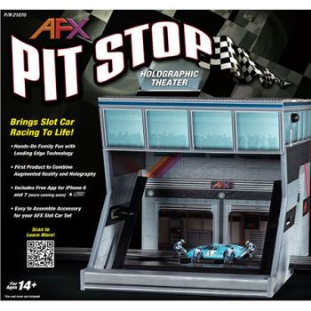 AFX/Racemasters Slot Cars AFX21070 Pit Stop  - Holographic Theater