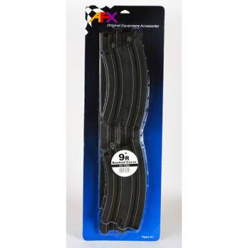 AFX/Racemasters Slot Cars AFX70622 Track, Banked Curve 9" R Set