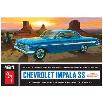 AMT Plastic Models AMT1013 1961 Chevy Impala SS KIT 1/24 SCALE