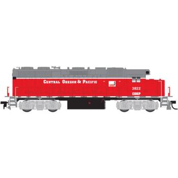 Atlas Model Rr ATL10001705 HO GP38, Central Oregan & Pacific #3822