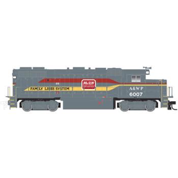 Atlas Model Rr ATL10001753 HO Trainman GP38-2, FAM/A&WP #6007