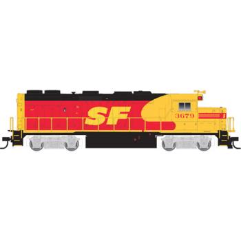 Atlas Model Rr ATL10001789 HO Trainman GP39-2w/DCC & Sound,SF/Kodachrome#3669