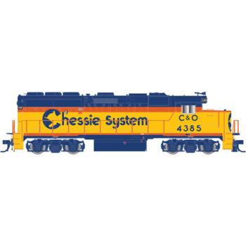 Atlas Model Rr ATL10001841 HO GP40-2, Chessie/C&O #4385