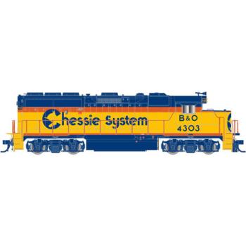 Atlas Model Rr ATL10001843 HO GP40-2, Chessie/B&O #4340