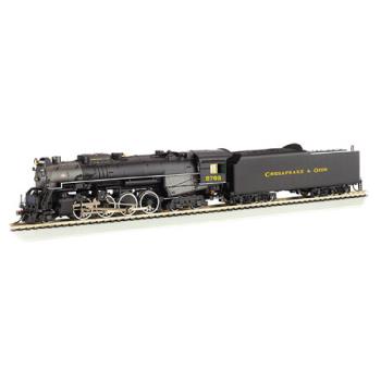 BACHMANN BAC52405 HO 2-8-4 w/DCC & Sound Value, C&O