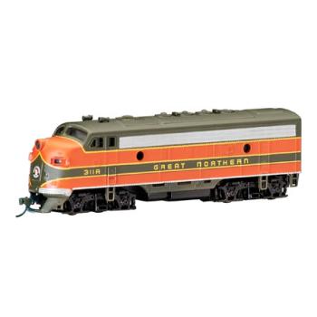 BACHMANN BAC63752 N F7A w/DCC, GN/Green/Orange