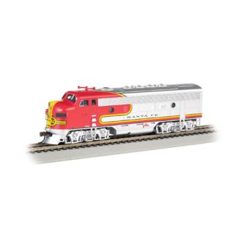 BACHMANN BAC64301 HO F7A w/DCC & Sound, SF/Red/Silver